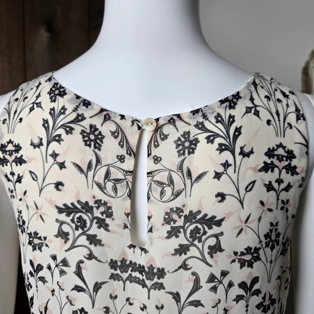 Max Studio Floral Dressy Tank Sleeveless Top - Picture 6 of 12